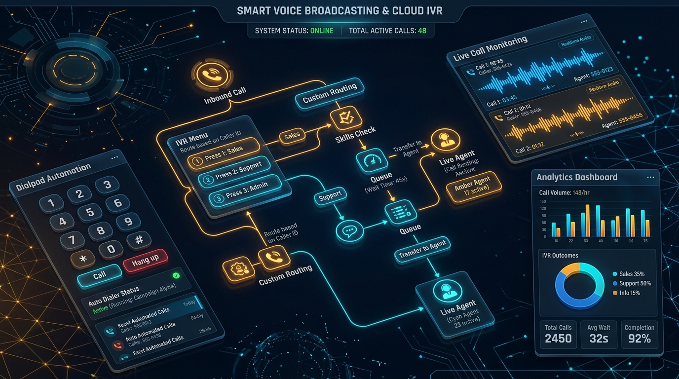 Voice Call and Cloud IVR
